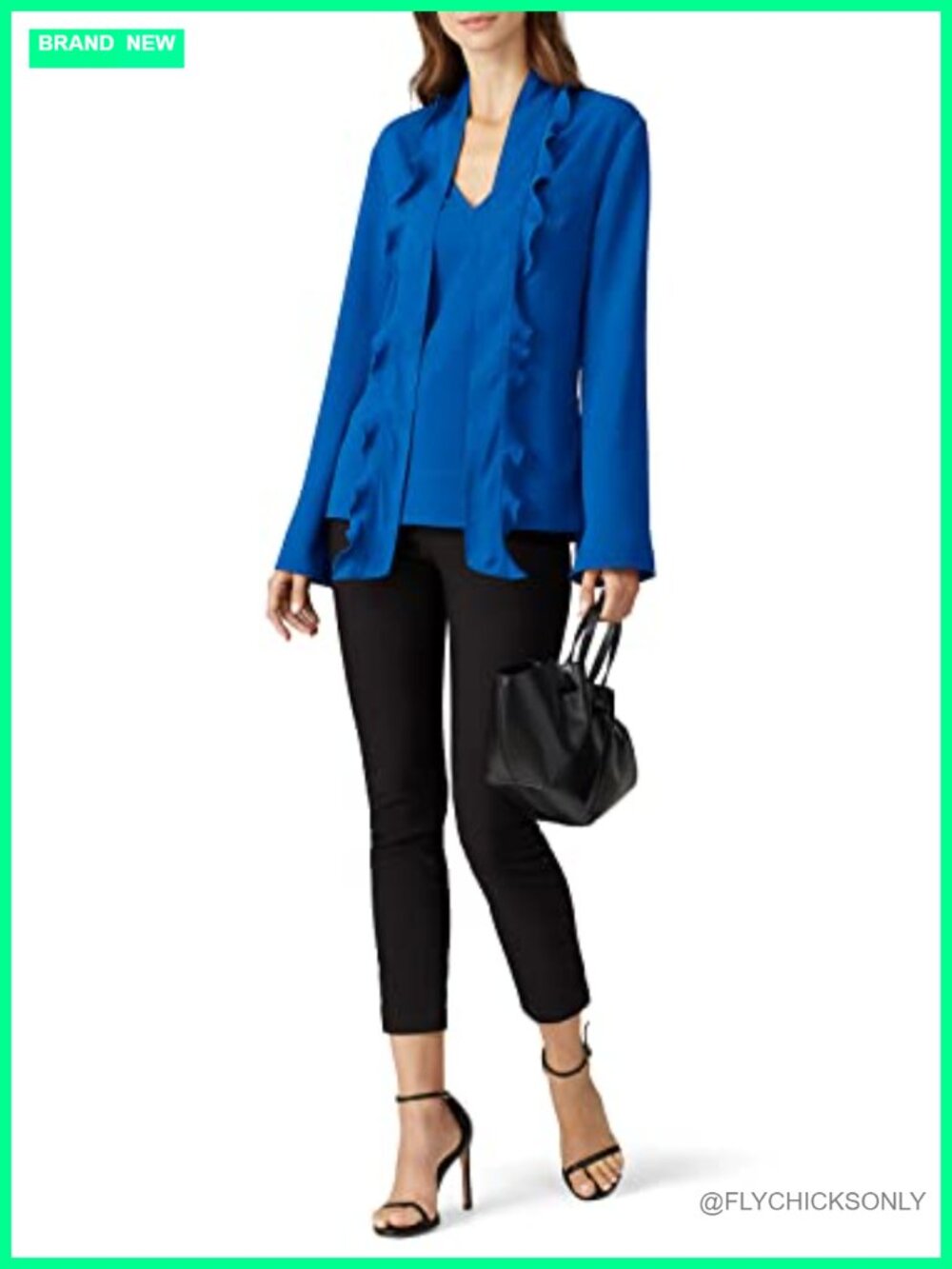 Ruffle Scarf Neck Blouse Loose Fit Long Sleeve Pullover Everyday